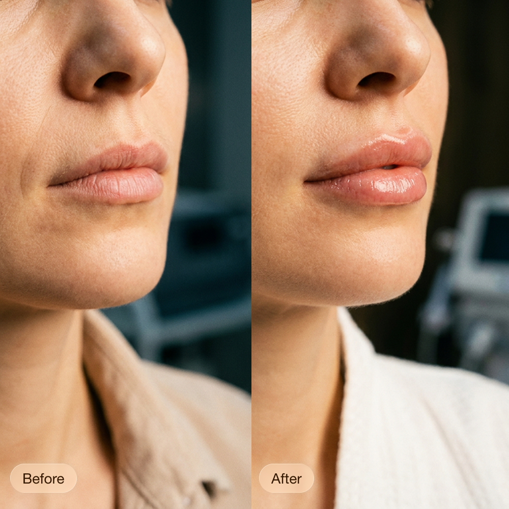 Dermal Filler before and after